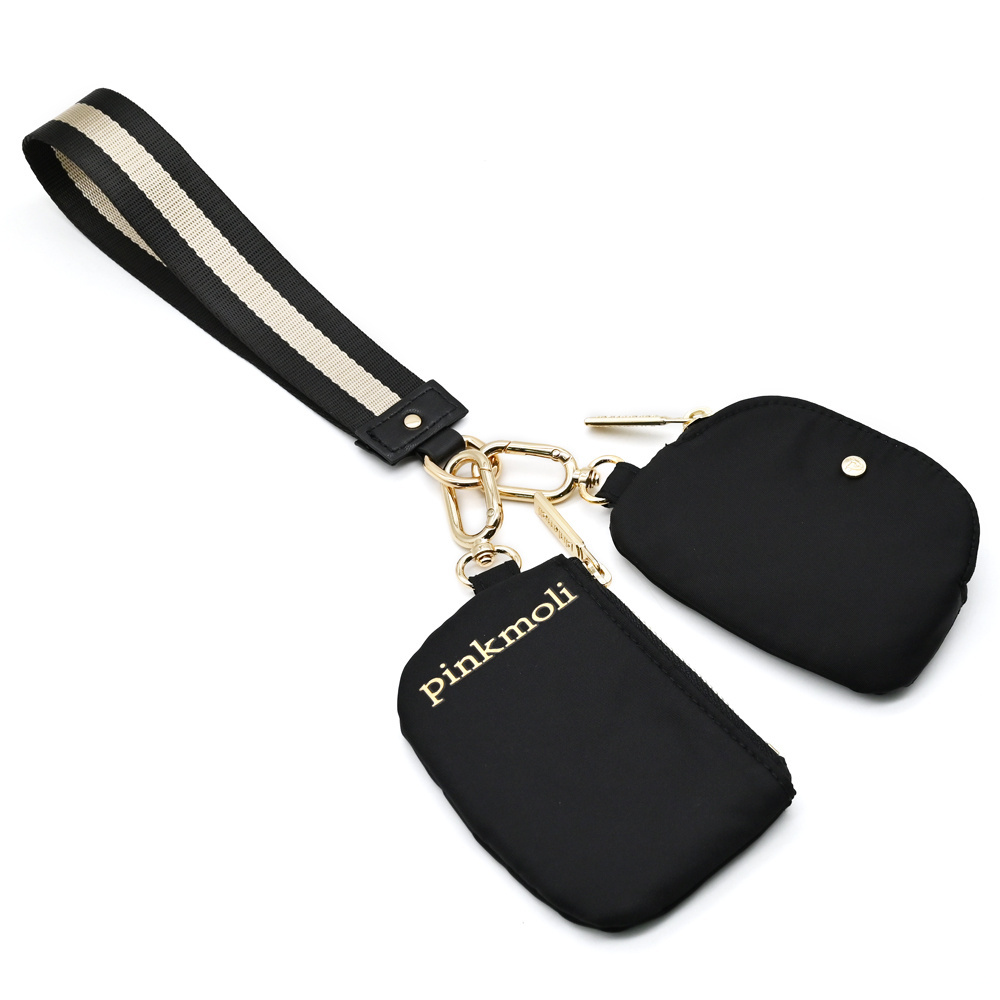 High Quality Purse Key Chain Custom Coin Bag Purse Keychain Anti-Lost Wallet with Wrist Strap Kids