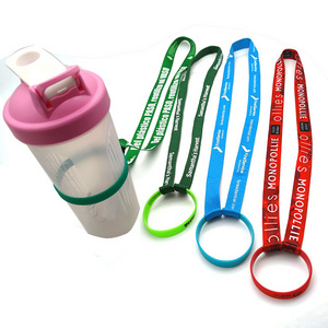 YYX Wholesale Custom Printing Water Bottle Holder Neck Lanyard Strap for Cup Reusable Cup Holder Lanyard