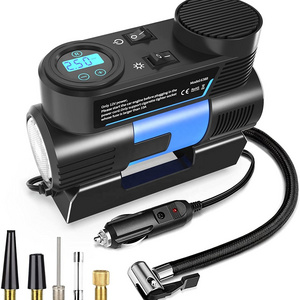 Portable air compressor tire inflator / car air compressor 12v / mini electric air pump for bike ball