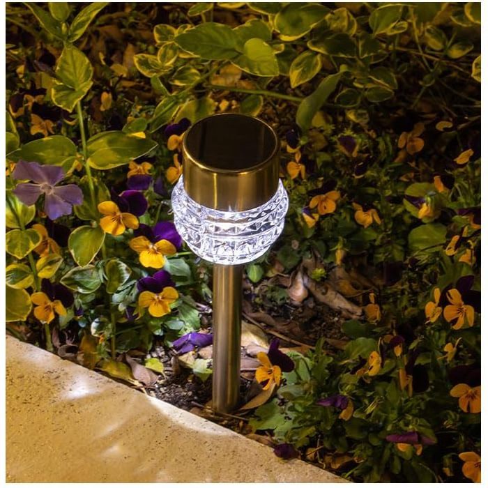 Wholesale Waterproof Stainless Steel Solar Garden Light Solar Lamps Outdoor Floor Patio Waterproof Garden Lights