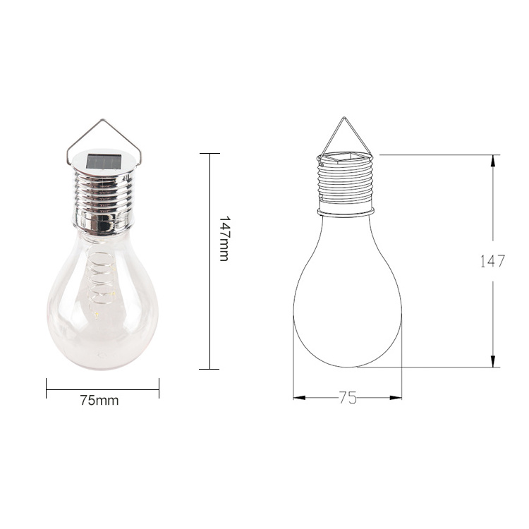 Wholesale Outdoor Led Light Bulbs Charging Decoration Lamp Solar Energy Camping Tent Lights