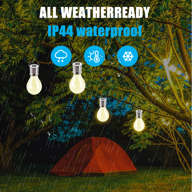 Wholesale Outdoor Led Light Bulbs Charging Decoration Lamp Solar Energy Camping Tent Lights