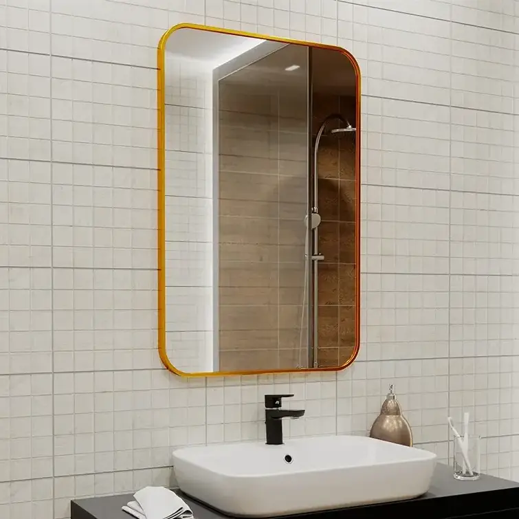 Bathroom mirror Wall hanging toilet toilet Bathroom Glass mirror wall hanging bathroom mirror