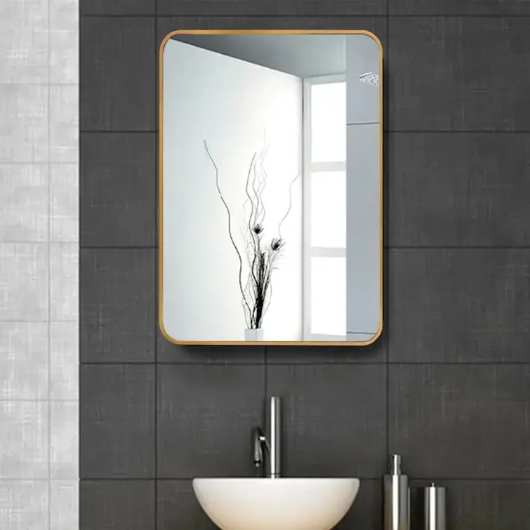 Bathroom mirror Wall hanging toilet toilet Bathroom Glass mirror wall hanging bathroom mirror