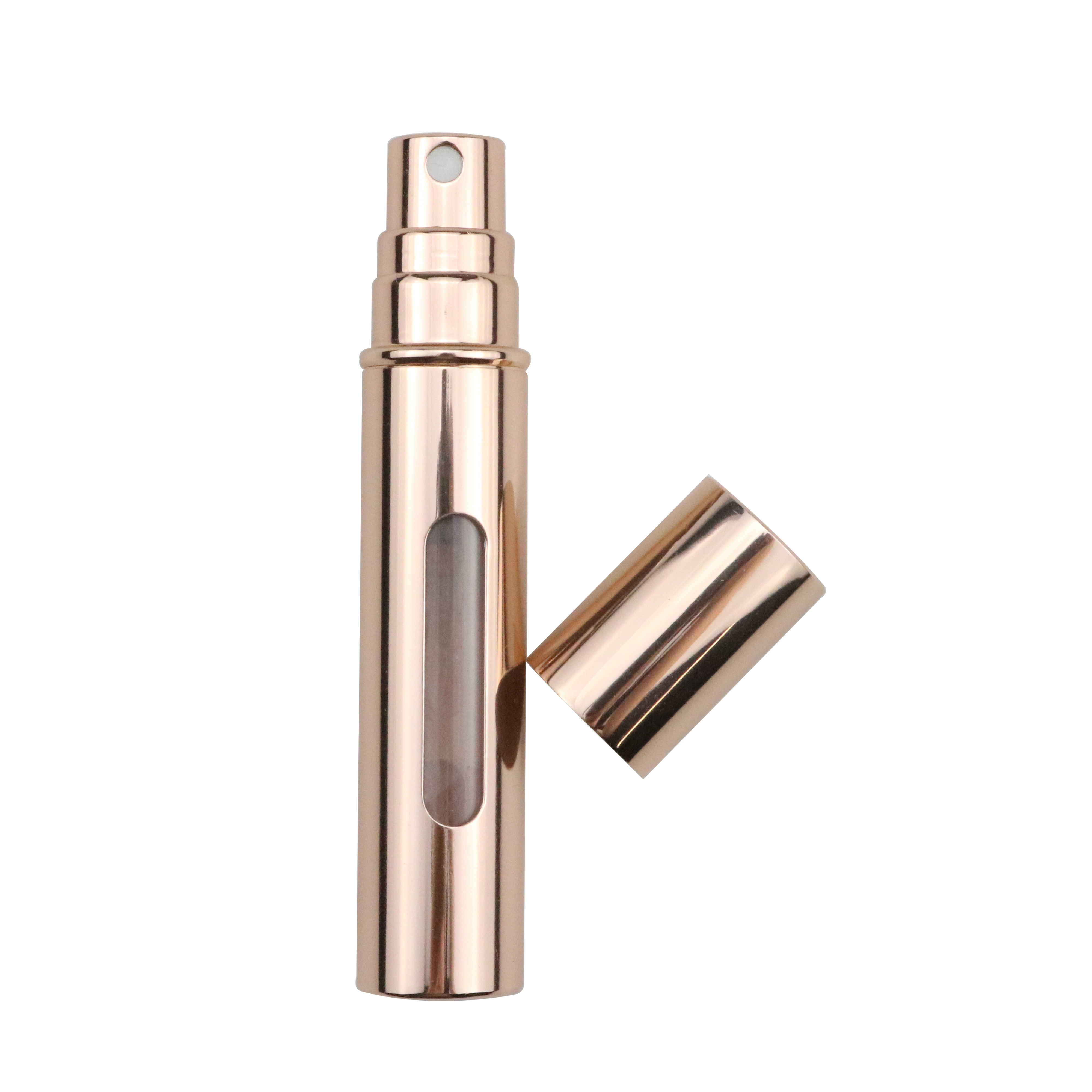 Plastic Luxury Mist Spray Portable Mini Reusage Perfume Bottle Aluminum Spray Atomizer Portable Travel Cosmetic Container