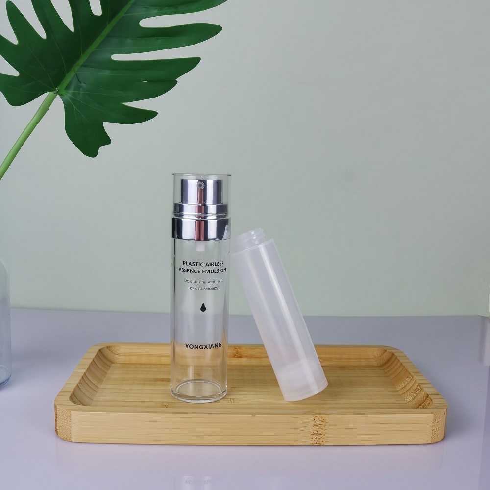 2024 New product Travel necessities 30ml 50ml Empty Cosmetic Lotion Pump Vacuum Airless Bottle