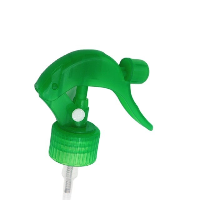 Hot sale custom plastic hand pressure 24/410 high output mini trigger sprayer for garden cleaning