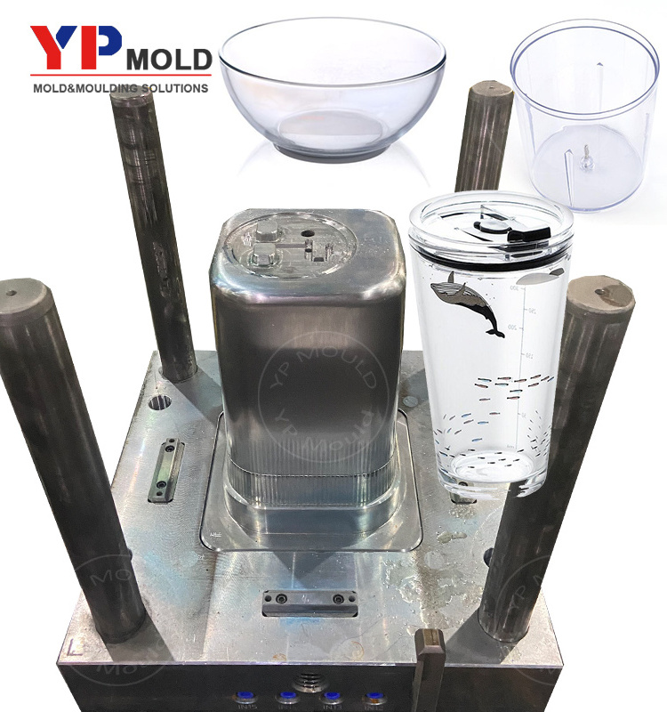 manufacturer precision custom small parts maker transparent water bottle mould plastic injection mold