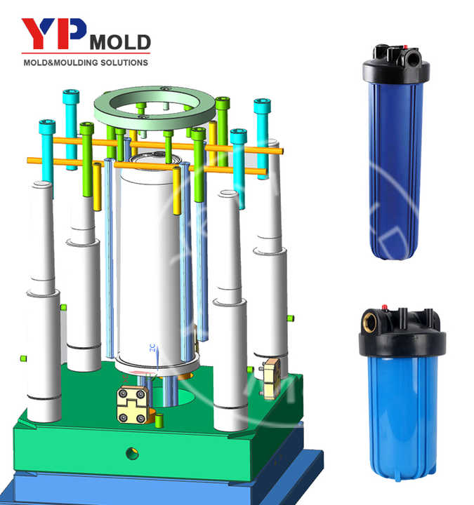 Moulding Design Service Water Purifier Injection Cap Mold Plastic Water Purifier Plastic Injection Mould Mold