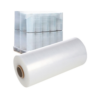 Factory price transparent LLDPE Pallet Stretch Film Plastic Polyethylene Film Plastic Lldpe Wrapping strech film for packaging