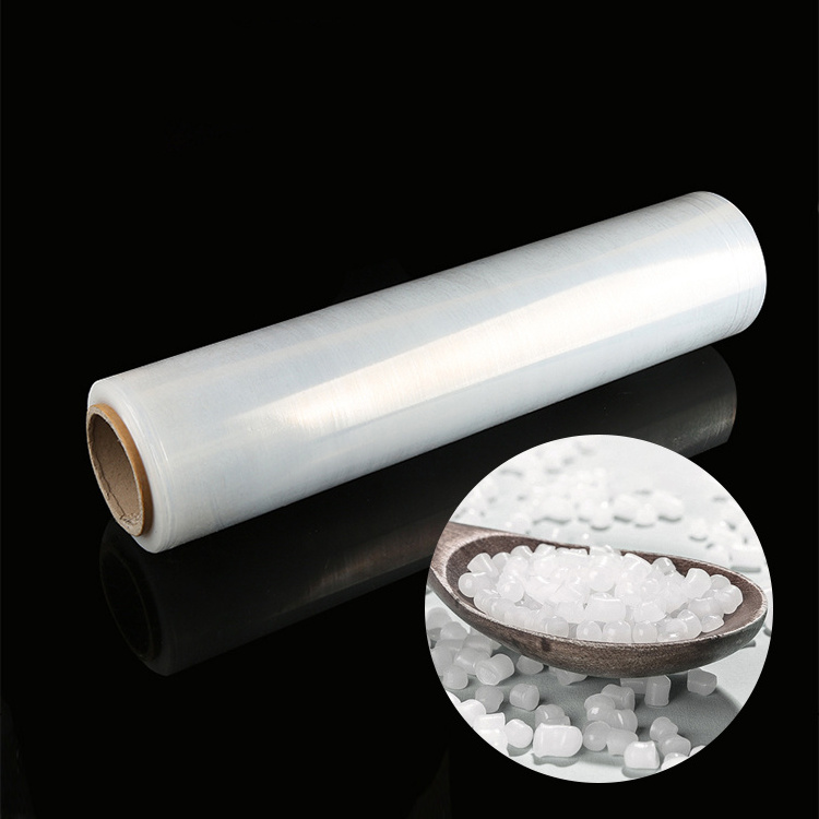 Factory price transparent LLDPE Pallet Stretch Film Plastic Polyethylene Film Plastic Lldpe Wrapping strech film for packaging