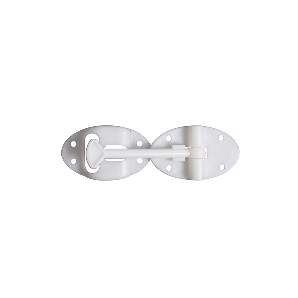 RC-171 RV T-Style Door Holder Catch for Latch Holder Camper Trailer Cargo Hatch White plastic rv door latch