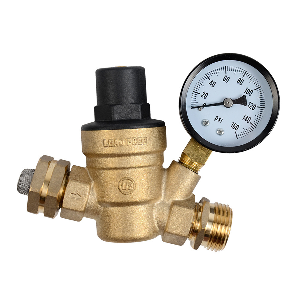 Brass Lead Free Water Pressure Reducer for RV Regulator Valve