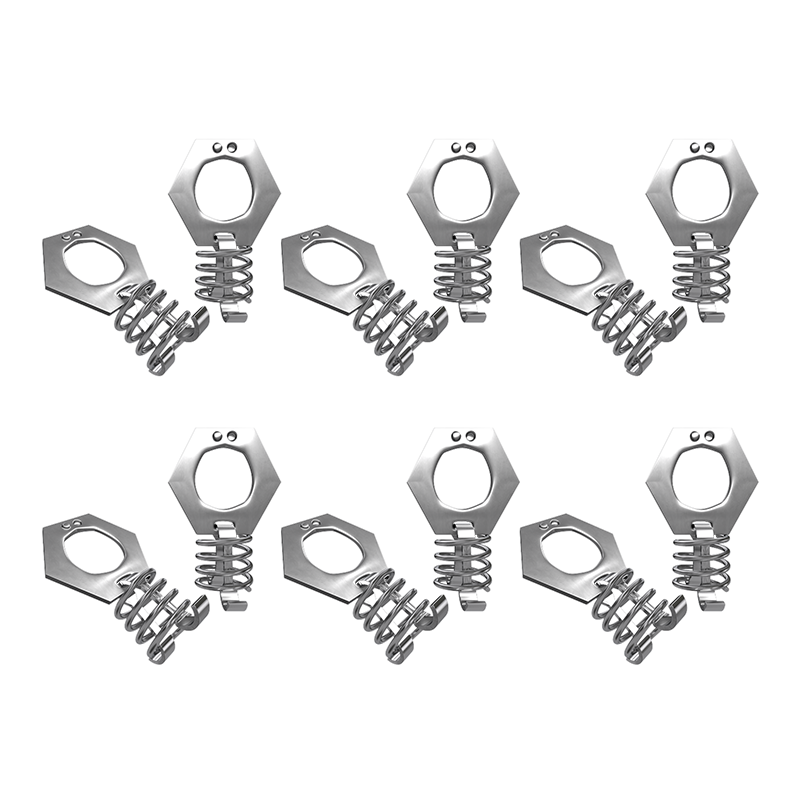 12 Pack RV Water Heater Door Cam Lock, Stainless Steel Water Heater Door Latch Fastener for RV, Trailer, Camper