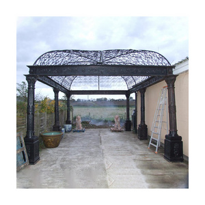 Modern Outdoor Garden Used Large European Style Luxury Cast Iron Gazebo For Wedding Decoration