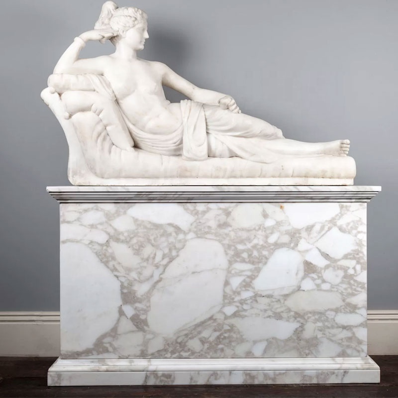 Factory wholesale white marble nude lady statue the three Graces by Canova  Nude Women Statue