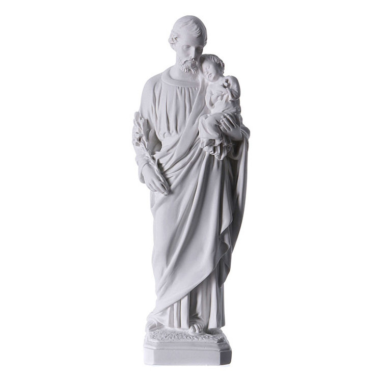 Church Decoration Religious Hand Carved Stone Bible  Figure Joseph Sculpture Large Size Saint Joseph Marble Statue