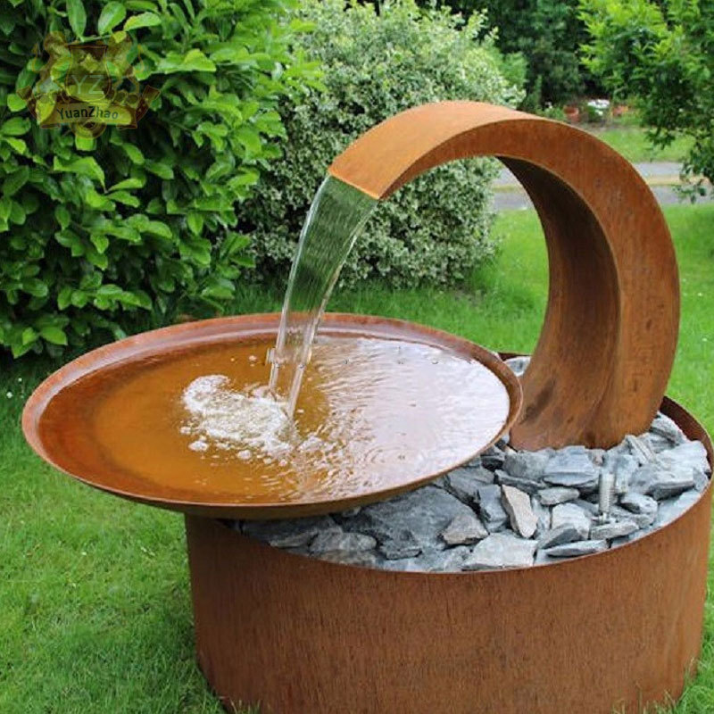 Modern metal crafts big ball water fountain sculpture stainless steel bowl fountain for outdoor decoration