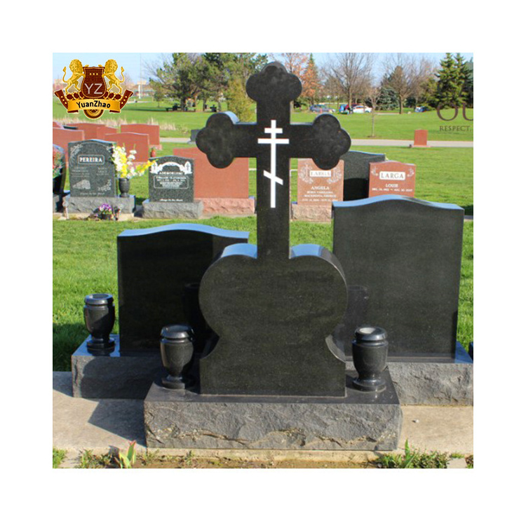 Custom Design Unique Cemetery Headstones Natural Stone Marble Pillar Headstone Tombstones And Monuments Prices