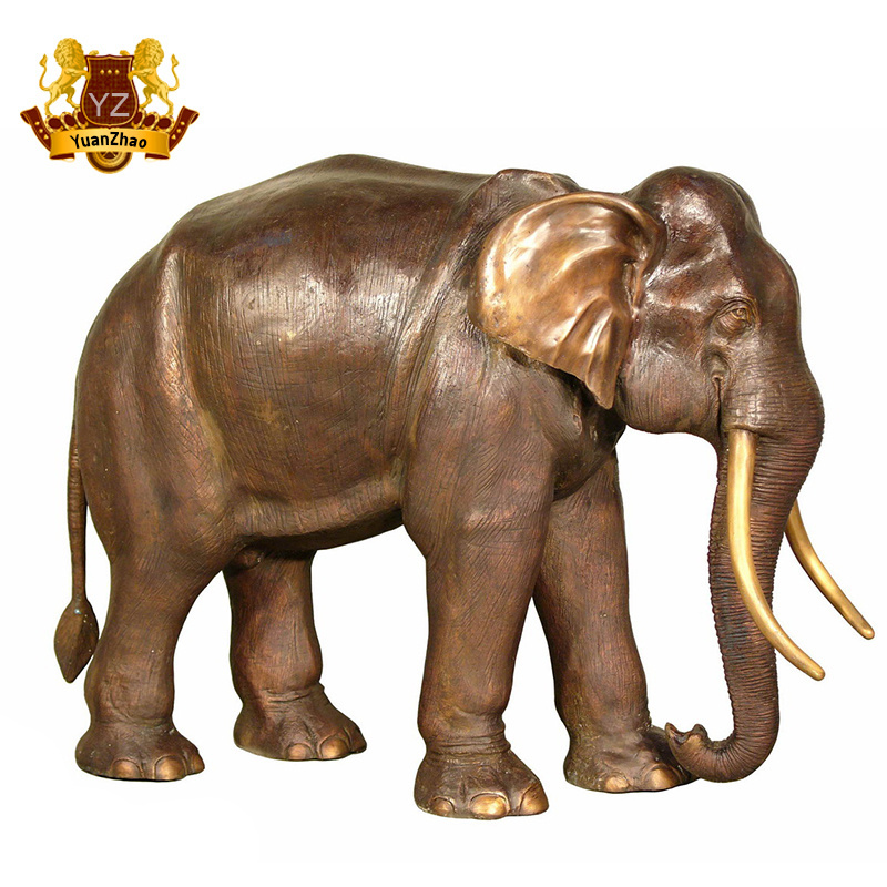 Outdoor Large Elephant Statues Garden Life Size Resin Animal Fiberglass Pink Elephant Statue For Decoration