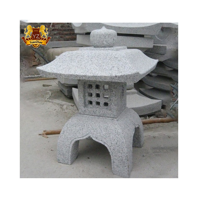 Wholesale Custom Outdoor Stone Garden Product Granite Marble Stone Lanterns Japanese Garden Stone Lanterns