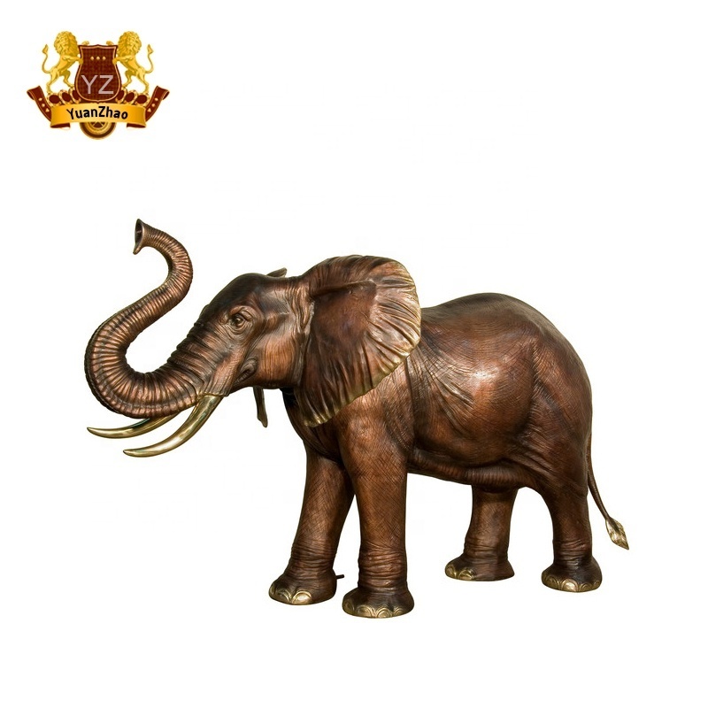 park decorative bronze water fountain elephant garden fountain for sale