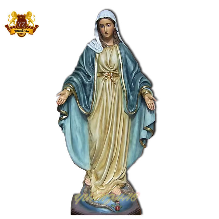 Home decoration life size resin virgin mary statue hand carved high quality religious figurine wholesale virgin mary statues