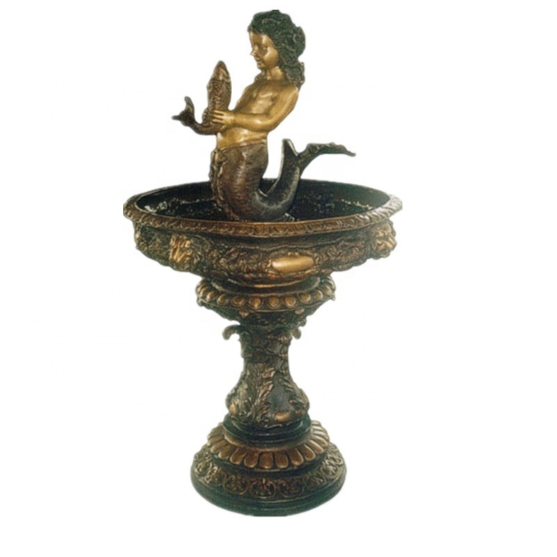 outdoor life size bronze mermaid statue for sale