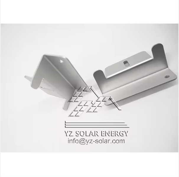 Z Brackets Mounts Solar Panel Kit YZ High Quality Solar Aluminum for Flat Roof DIY Off Grid Silver Anodized Z Type Clip SUS304