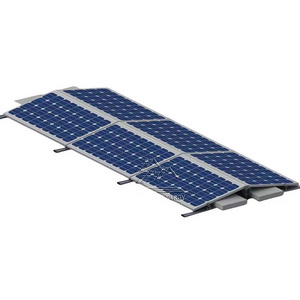 YZ Quality Certification Rooftop Pv Brackets Solar Ballast Racking East To West Flat Roof Ground Solar Mounting System