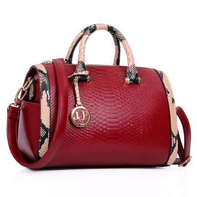 2021 Sling Bag Handbag Large Capacity Women Hand Bag Snake Leather Boston Handbag for Women Women's Tote Bags