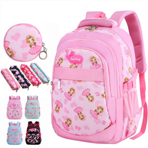 Dropshipping Girl Backpacks Kids Satchel Children School Bags  Orthopedic Waterproof BookBag