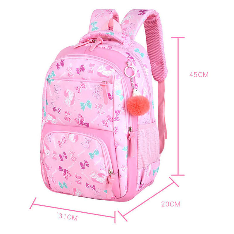 Dropshipping Girl Backpacks Kids Satchel Children School Bags  Orthopedic Waterproof BookBag