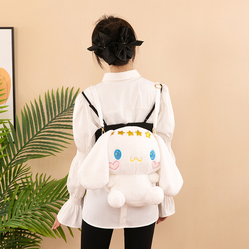 New Wholesale Cartoon Character Kawaii Sanrio My Melody Kuriomi Plush Backpack Cute Sanrio Mini Backpack Coin Purse