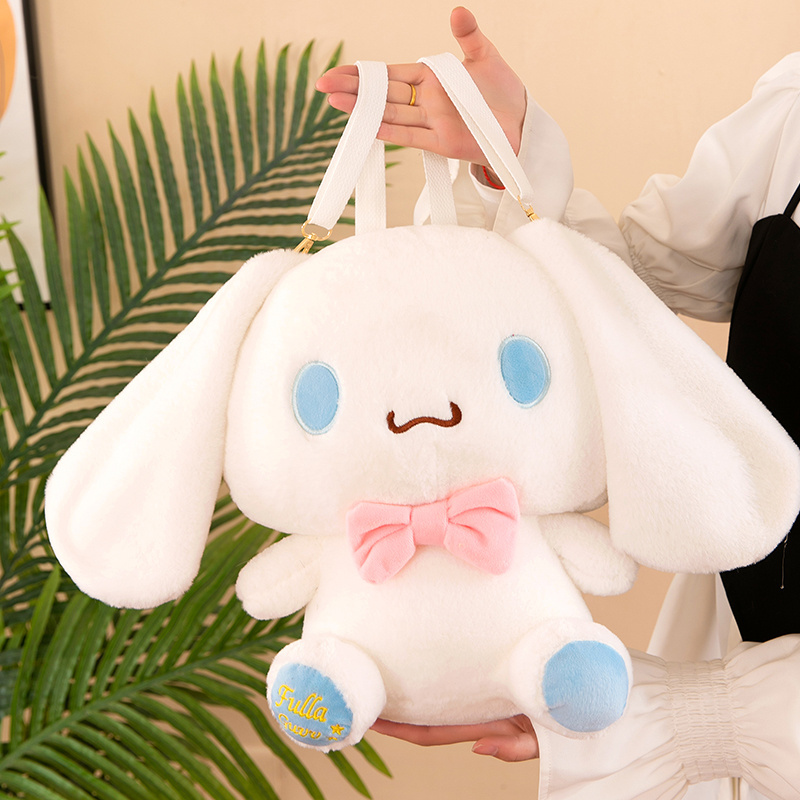 New Wholesale Cartoon Character Kawaii Sanrio My Melody Kuriomi Plush Backpack Cute Sanrio Mini Backpack Coin Purse