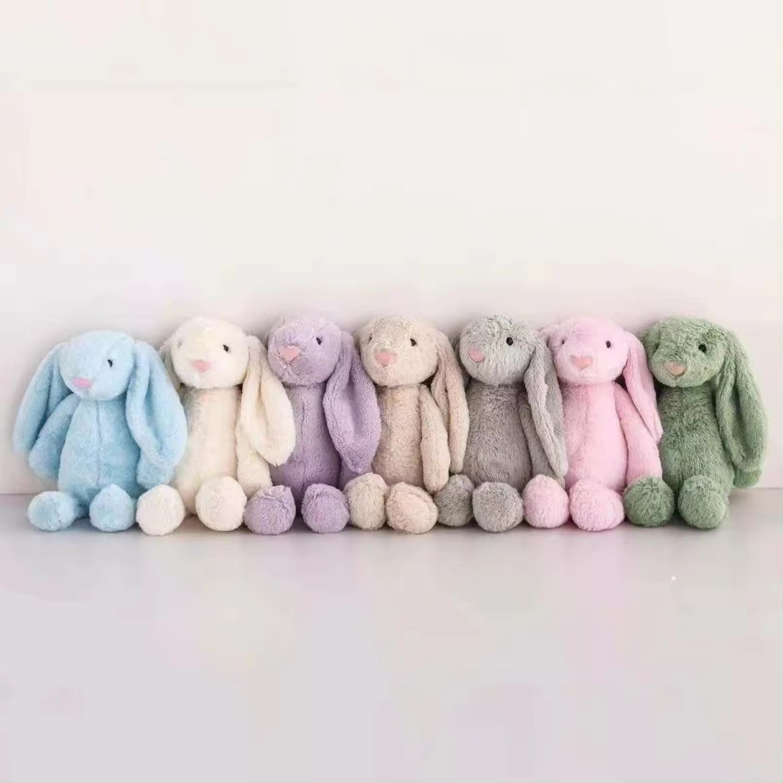 Easter Cute long eared bunny plush toys soft toys peluche weighted stuffed animals rabbit plush toy