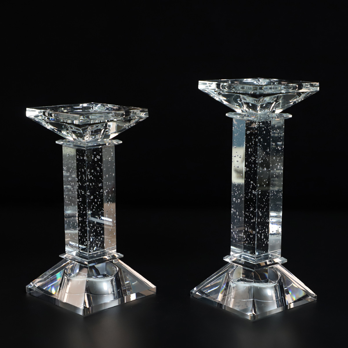 wholesale glass votive high quality crystal candle holders tall crystal candelabra wedding centerpieces