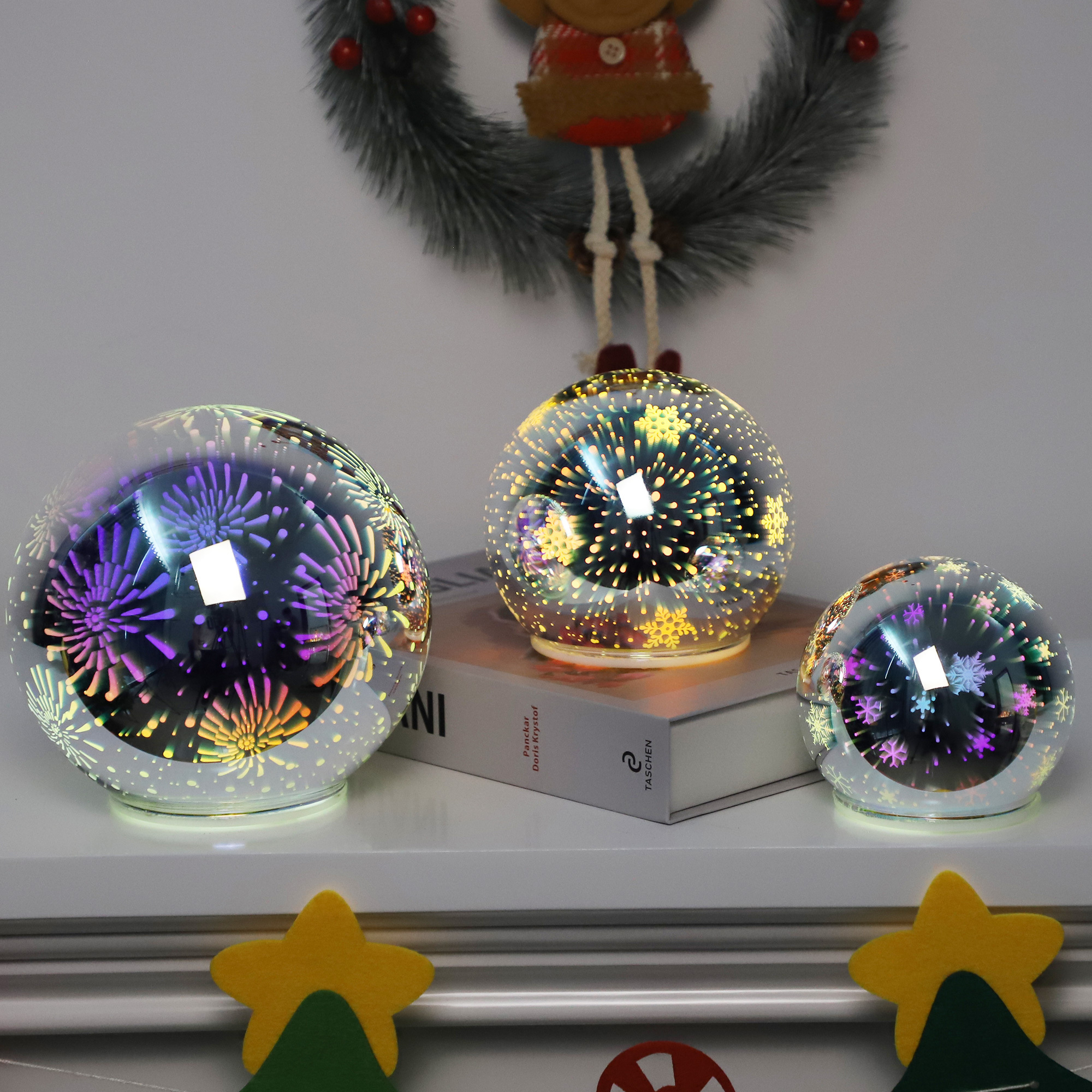 nordic christmas decoration bulk glass ball ornament glass blown wholesale glass xmas ball ornaments