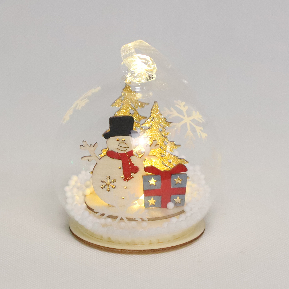 wholesale christmas iridescent glass ball figurine cheap glass christmas hanging balls ornaments for cars