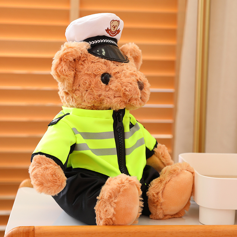 CUSTOM POLICE OFFICER TEDDY BEAR