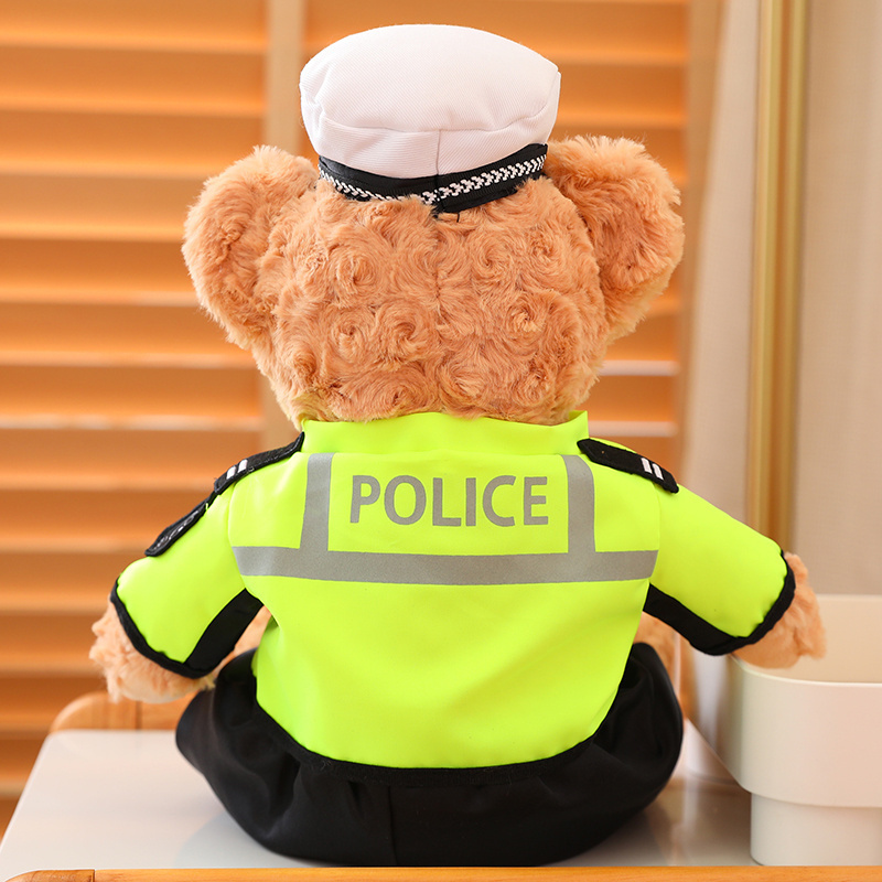 CUSTOM POLICE OFFICER TEDDY BEAR