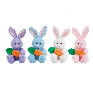 Custom plush rabbit toy wholesale cute bunny lamb duck for easter