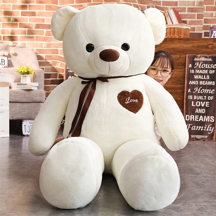 60/80/100/120/160/180/200cm Teddy Bear Plush Toy Animal Unstuffed Giant Teddy Bear Skin Without Filling