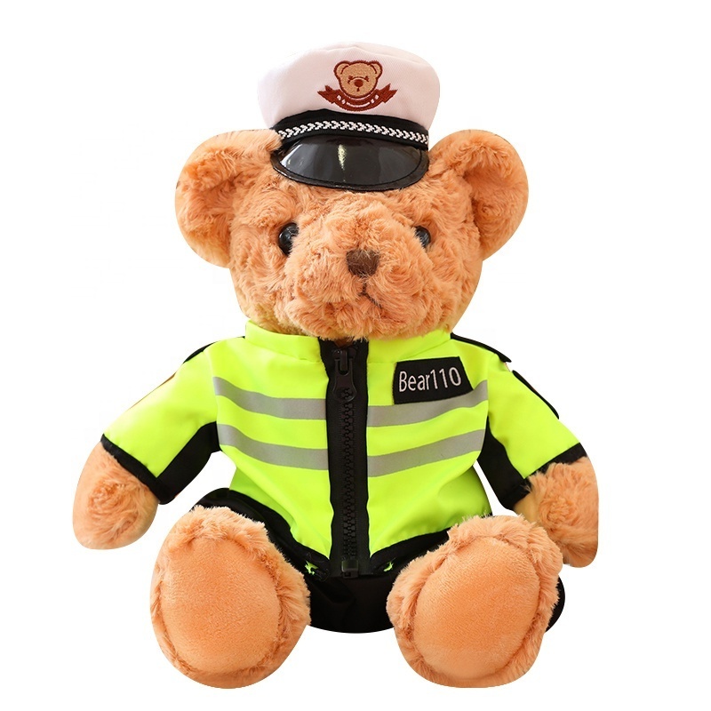 CUSTOM POLICE OFFICER TEDDY BEAR