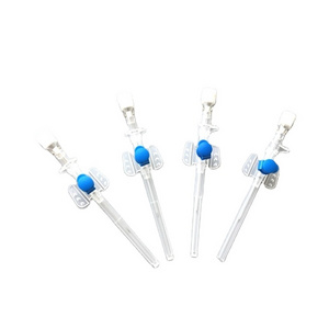 Butterfly medicated indwelling needle IV cannula with injection port  I.V. Catheter