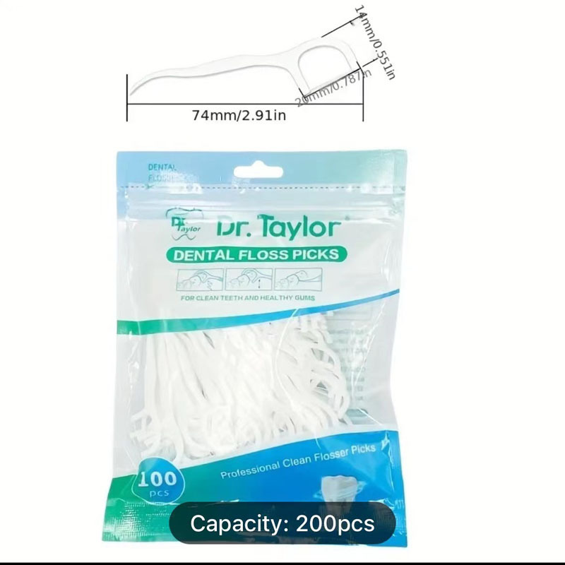 100/30/50 PCS Bag Bulk Oral Floss Wholesale Plastic Eco friendly Disposable  Thin Dental Floss