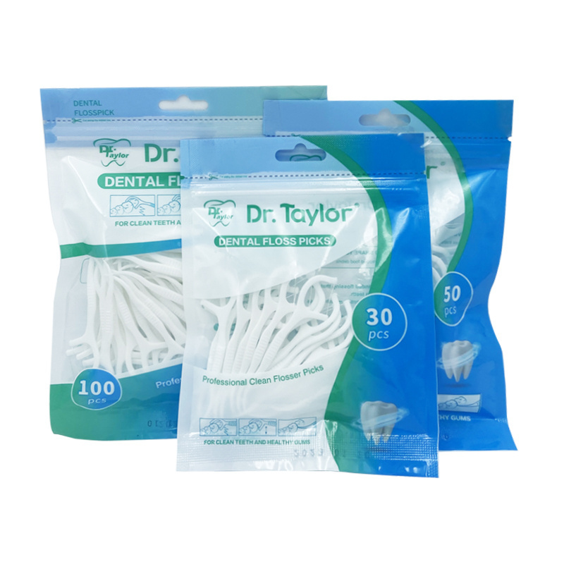 100/30/50 PCS Bag Bulk Oral Floss Wholesale Plastic Eco friendly Disposable  Thin Dental Floss