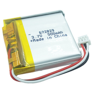 Customized 622829 rechargeable Li-polymer lithium battery 5v 500mah 3.7V batteries for wireless headset