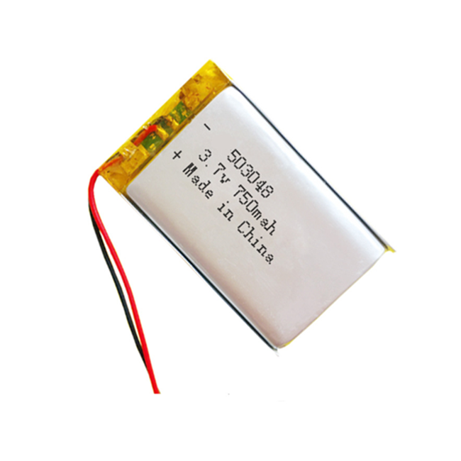 Customized batterie 503048 5v 800mah 3.7v 750mah lipo battery 053048 li polymer rechargeable battery