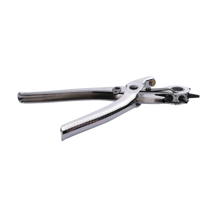 Top quality chrome-plating punch leather hole punch plier jewelry tools adjustable metal hole punch pliers